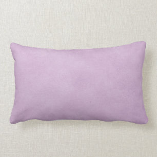 Purple Lavender Watercolor Distressed Vintage Lumbar Cushion