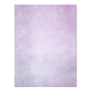 Purple Lavender Watercolor Personalised Background Photo Print