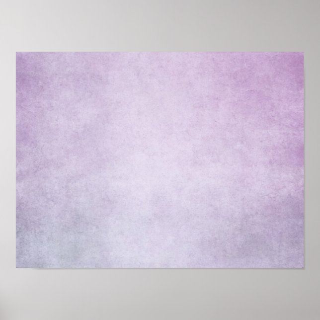 Purple Lavender Watercolor Personalised Background Poster (Front)