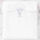 Purple, Lavender Wedding Stickers
