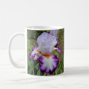 Purple, Lavender & White Iris Mug