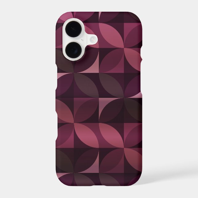 Purple Leaf Modern Pattern (Back)