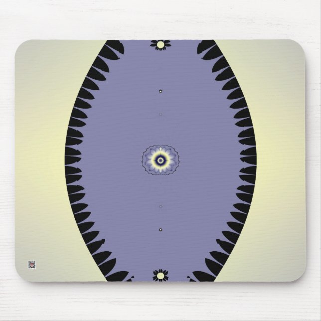 Purple Leaf Mouse Mat (Front)