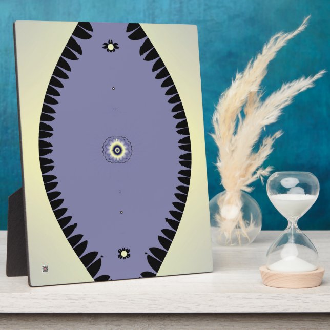 Purple Leaf Plaque (Side)