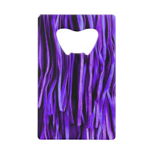 Purple Leather Fringe Bottle Opener