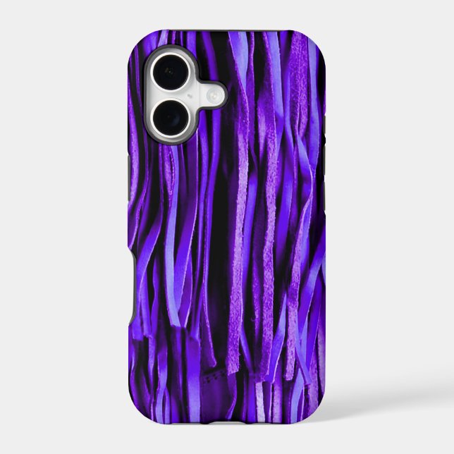 Purple Leather Fringe Fun and Fancy (Back)