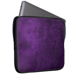 Purple Leather  Laptop Sleeve