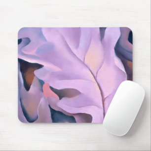 Purple Leaves by Georgia Okeeffe Mouse Mat
