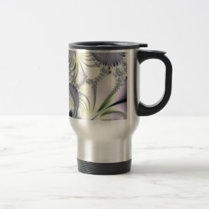 Purple Leaves Travel Mug