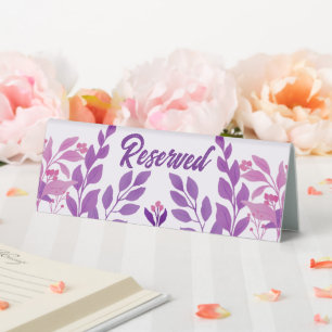 Purple Leaves Wedding Theme