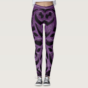 purple leggings