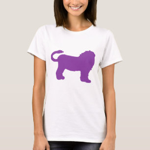 Purple Leo Zodiac Symbol for Astrology Gifting T-Shirt