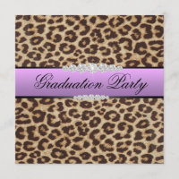 Purple Leopard Graduation Party