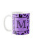 Purple Leopard Print Custom Monogram.