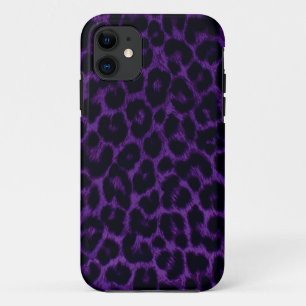 Purple Leopard Print iPhone 5 Case