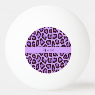Purple Leopard Print Ping Pong Ball