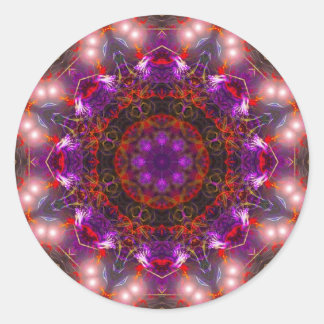 Purple Light Mandala Sticker