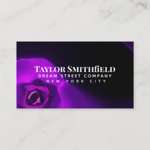 Purple Light Modern Business Card