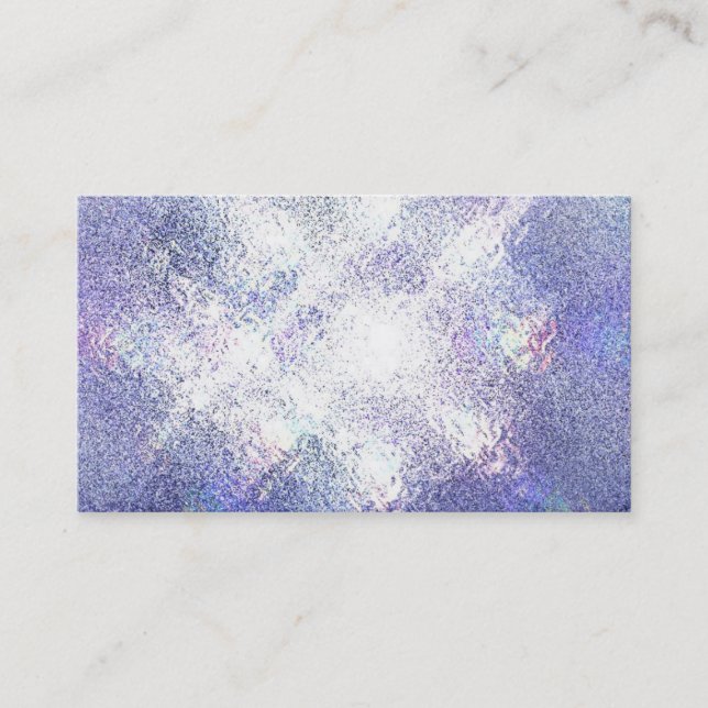 purple light Psychic Yoga Reiki Business Cards (Front)