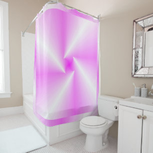 Purple Light Rays Shower Curtain