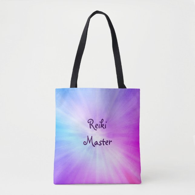 Purple light Reiki Master design Tote Bag (Front)