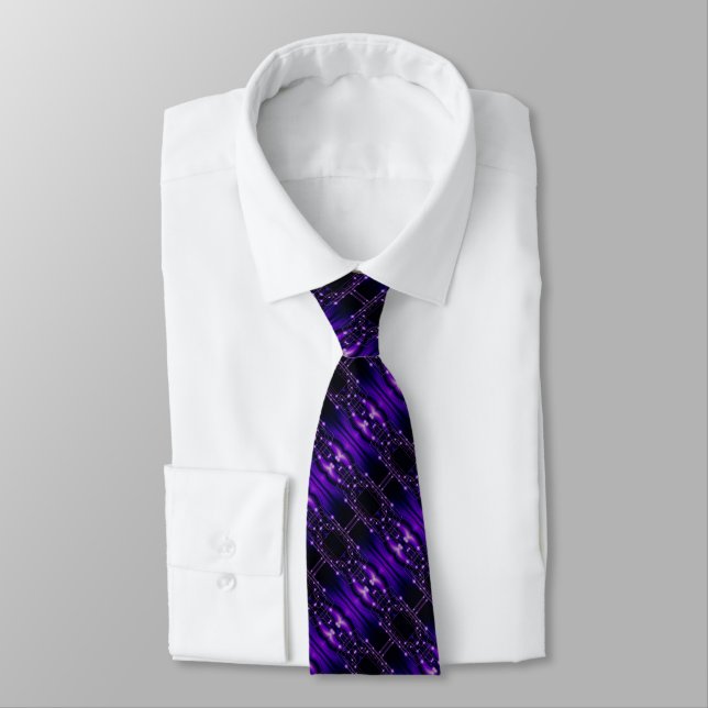 Purple Light Technology Tie (Tied)
