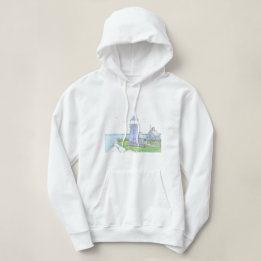 Purple Lighthouse; Women's Hoodie