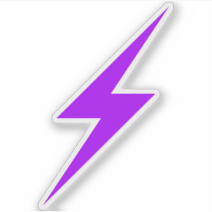 Purple Lightning Bolt Of Anarcha-Feminism