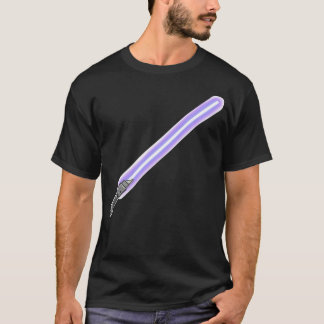 Purple Lightsaber Sticker T-Shirt