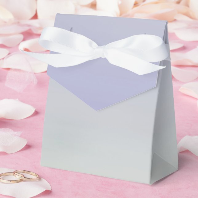 Purple Lilac Grey  Favour Box (Wedding)