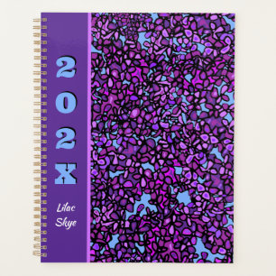 Purple Lilac Looking Up Thru Branches Personalised Planner