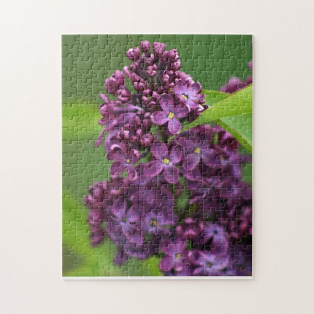 Purple Lilac Puzzle (Vertical)