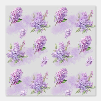 Purple Lilac Watercolor Pastel Purple Background Wallpaper