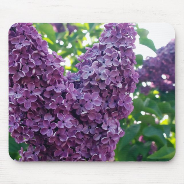 Purple Lilacs Mouse Pad (Front)