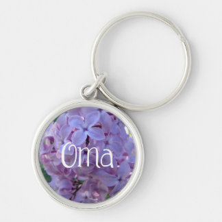 Purple Lilacs Oma Key Ring