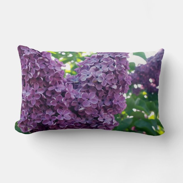 Purple Lilacs Pillow (Front)