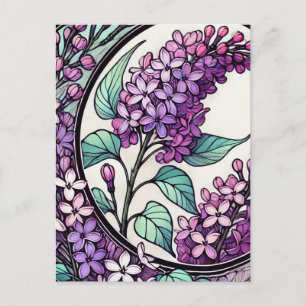 Purple Lilacs                                      Postcard