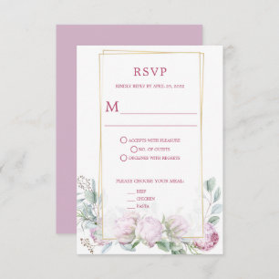 Purple Lilacs RSVP - Amy