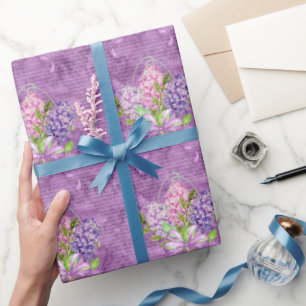 Purple Lilacs  Wrapping Paper