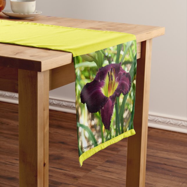 Purple Lily Table Runner 2 (In Situ)