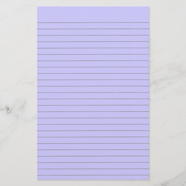 Purple Lined Stationery (Front)