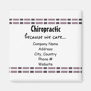 Purple Link Design Magnet