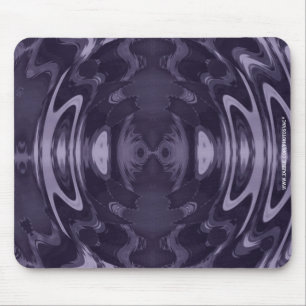 Purple Liquid Mirror Abstract Pattern Art Mouse Mat