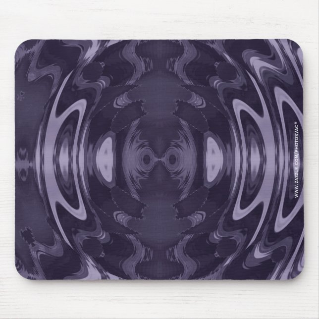 Purple Liquid Mirror Abstract Pattern Art Mouse Mat (Front)