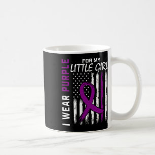 Purple Little Girl Daughter Epilepsy Awareness Ame Coffee Mug