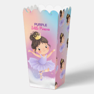 Purple Little Princess Ball Favor Box