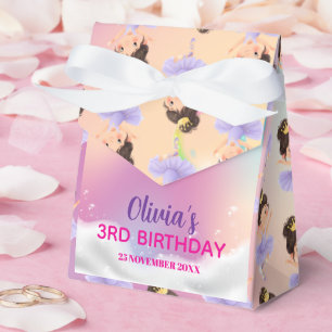Purple Little Princess Ball Favour Box