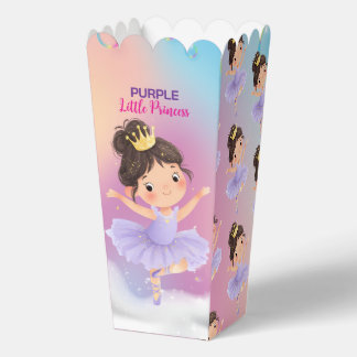 Purple Little Princess Ball Favour Box
