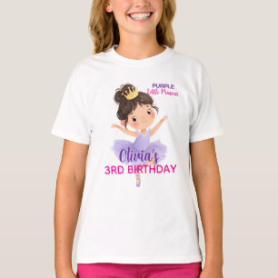 Purple Little Princess Ball T-Shirt