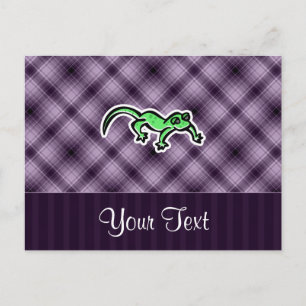 Purple Lizard Postcard
